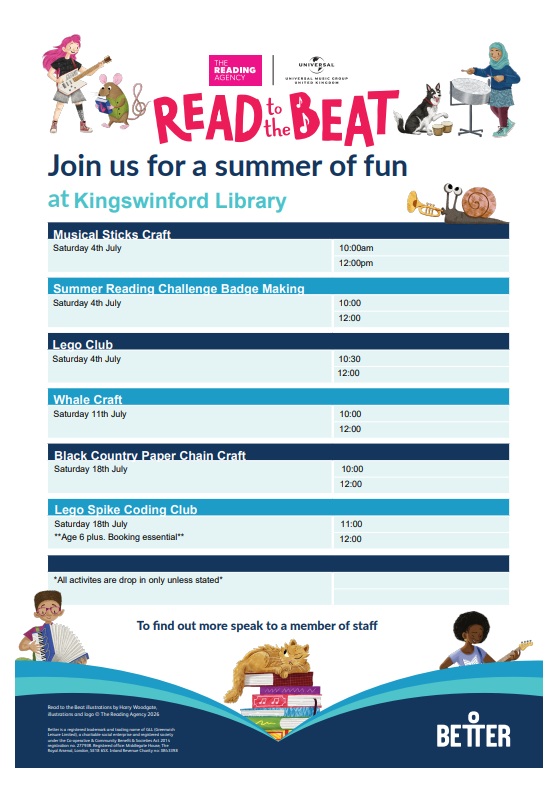 Kingswinford Library - Summer Reading Challenge Launch